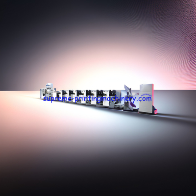FLEXO PRINTING MACHINE AUTO COLOR REGISTER COMPUTER INSPECTION UV DRYER LED LAMP CORONA TREATMENT PAPER CUP BAG STRAW