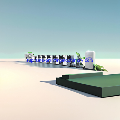 PAPER, PLASTIC FILM AND ALUMINUM FOIL FLEXOGRAPHIC HIGH-SPEED LABEL PRINTING MACHINE WITH EXCELLENT PRINTING QUALITY