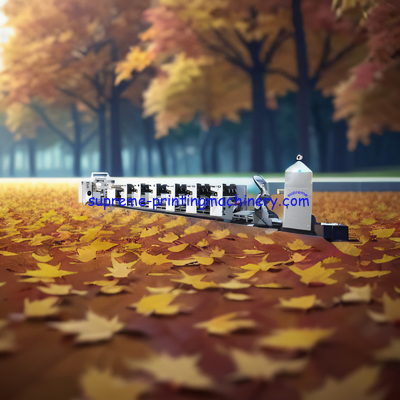 HIGH SPEED FULL SERVO AUTOMATIC 450 8 COLORS HORIZONTAL IN LINE PETAL FLEXO LABELS FLEXOGRAPHIC PRINTING MACHINE