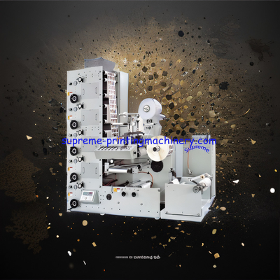 SINGLE STATION ROTARY DIE CUTTING FLEXO PRINTING MACHINE IMPORTED VARIABLE FREQUENCY STEPLESS SPEED REGULATION 380V 50HZ
