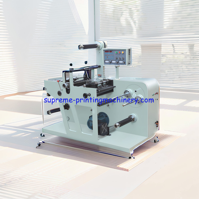 EFFICIENT TABLETOP ROTARY DIE CUTTER 3KW POWER CUSTOMIZED COLOR DIGITAL LABEL FINISHING DIE-CUTTING OVER-LAMINATION