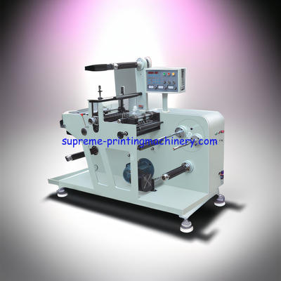 TABLETOP DIE-CUTTING MACHINE FOR MAX. WEB WIDTH 320MM AND MAX. UNWINDER DIAMETER 500MM PLAIN BARCODE LABEL DIE CUTTING