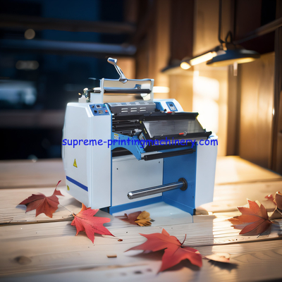 SUIT FOR PAPER THICKNESS 105-500GSM ROLL TO ROLL PRE COATING FILM LAMINATING MACHINE COMPACT STRUCTURE SAVE LOT MATERIAL