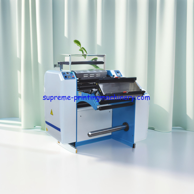 Roll To Roll Pre Coating Film Laminating Machine Oil Pressure Constant Temperature Heating Magnetic Powder Web Guide