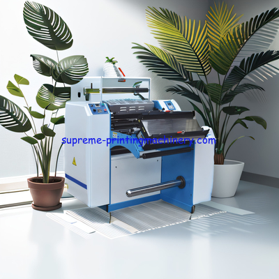 Roll To Roll Pre Coating Film Laminating Machine Oil Pressure Constant Temperature Heating Magnetic Powder Web Guide