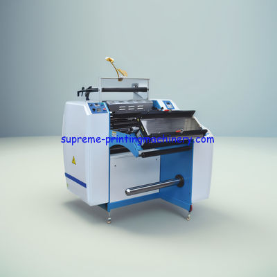 SEMI-AUTOMATIC PRE-COATING FILM LAMINATING MACHINE FOR 105-500GSM PAPER THICKNESS COST-EFFICIENCY CE CERTIFICATED SAFETY