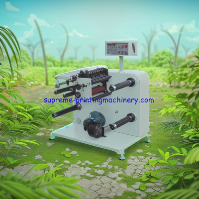 MINI SLIT WIDTH 16MM FQ-320/450 HIGH SPEED LABEL SLITTER MACHINE NARROW SCOPE PAPER TURRET REWIND MINI ROLLS CE EUROPEAN