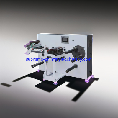 0.8mpa Adhesive Label Paper Process Machinery with 350mm Max Material Feeding Width High Speed Label Slitter Machine