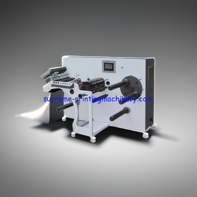 0.8mpa Adhesive Label Paper Process Machinery with 350mm Max Material Feeding Width High Speed Label Slitter Machine
