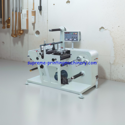 Rotary Blank adhesive label material Die Cuting Machine With Slitter high accurate laminating(option) automatic inflate