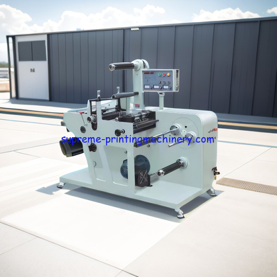 ONE-YEAR ADHESIVE LABEL PAPER PROCESS MACHINERY WITH MAX MATERIAL FEEDING WIDTH 320MM ROTARY BLANK LABEL DIE CUTTING