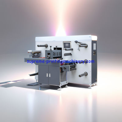 HIGH PRECISION INTERMITTENT ROTARY DIE CUTTING MACHINE FOR LABEL CONVERTING EQUIPMENT IML WITH CONVEYOR COLLLECT SHEET