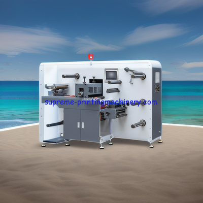 EFFICIENT AND COST-EFFECTIVE SEMI-ROTARY DIE CUTTING AND SLITTING MACHINE PRE-PRINTED LABELS 60M/MIN (INTERMITTENT)SPEED