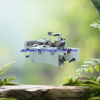 45m/Min Flat Bed Labels Full Automatic Die Cutting Machine Economical Hot Foil Stamp Emboss Film Laminate Hole Punching