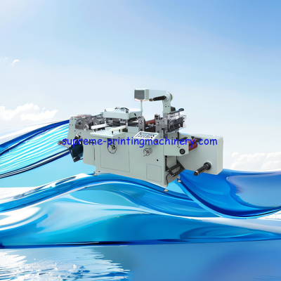 MAX SPEED 300TIME/MIN ADHESIVE LABEL PAPER PROCESS MACHINERY MIDDLE HIGH-SPEED FLATBED MACHINE HOT STAMP LAMINATING film