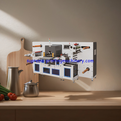 High speed flatbed die cutting machine sheet cutting function with conveyor collection intermittent paper-going