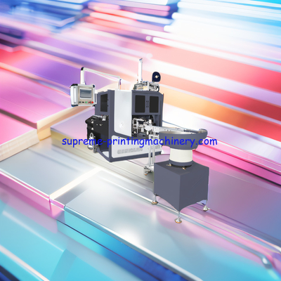 full automatic no-glue glue less hot melt adhesive glue type non-stop 4 spindle turret label slitter rewinder machine