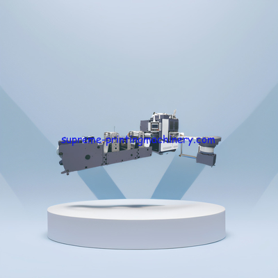 Double Station rotary die cutting and slitting machine logistics label thermal paper sticker dotted