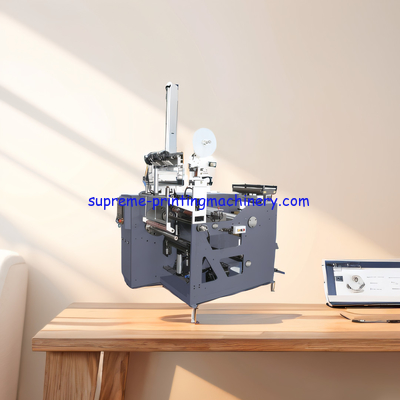 SELF DEVELOPMENT ADHESIVE LABEL PAPER PROCESS MACHINERY AB TURRET GRAPHIC PRINTED REWIND MACHINERY NO GLUE GLUE LESS