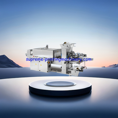 Fully automatic heat shrink packaging machine cuff type and precise wrapping solution online with turret rewind machine