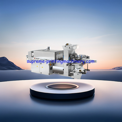 Fully automatic heat shrink packaging machine cuff type and precise wrapping solution online with turret rewind machine