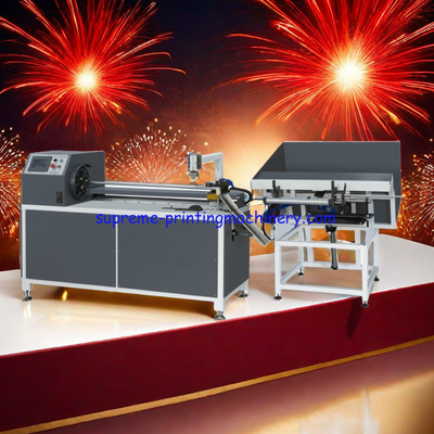 Fully Automatic Auto Loader Paper Core Tube Cutter Machine Servo Motor 3 Size Paper Tube PLC Touch Screen