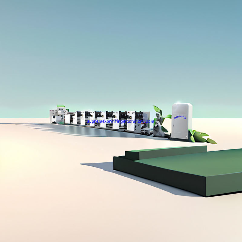 PAPER, PLASTIC FILM AND ALUMINUM FOIL FLEXOGRAPHIC HIGH-SPEED LABEL PRINTING MACHINE WITH EXCELLENT PRINTING QUALITY