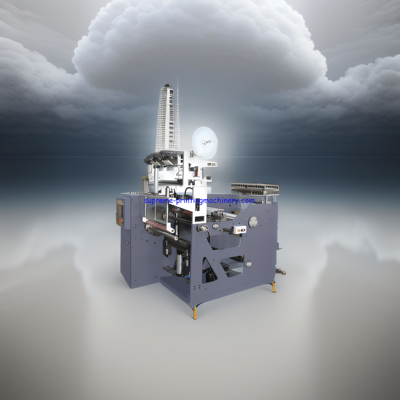 COMPACT AND EFFICIENT AUTOMATIC TURRET UNWIND SPLICE SEQUENCE - POWER SUPPLY 380V LABEL PAPER SLITTER REWINDER NON STOP