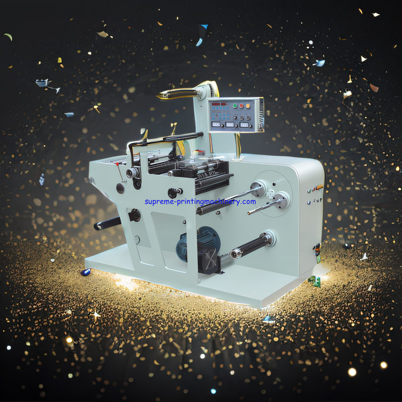 EFFICIENT AND RELIABLE - 3P POWER SUPPLY ROLL-TO-ROLL AND ROLL-TO-SHEET CUTTING DIE-CUTTING MACHINES NARROW WEB LABEL
