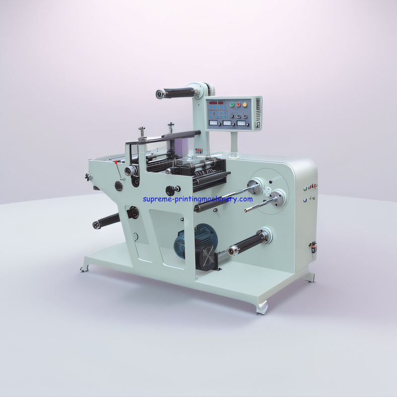 MQ-350Y ROTARY BLANK LABEL DIE CUTING MACHINE WITH SLITTER WITH ONE SET MAGNETIC CYLINDER AND MAGNETIC DIE TURRET TYPE