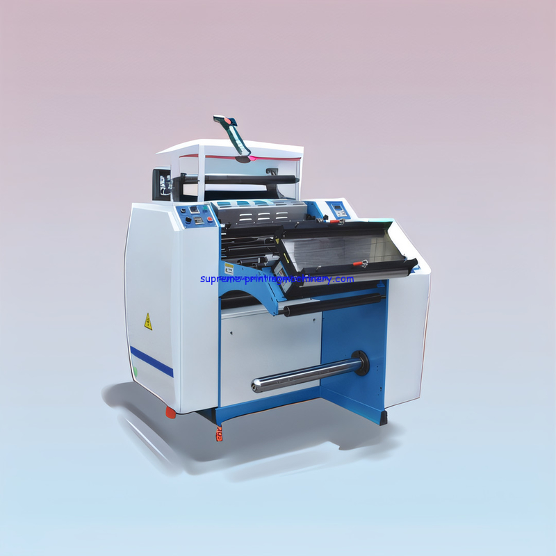 105-500GSM SUIT ADHESIVE LABEL PAPER PROCESS MACHINERY - MAX PAPER DIAMETER 600MM ROLL TO ROLL PRE COATING FILM LAMINATE