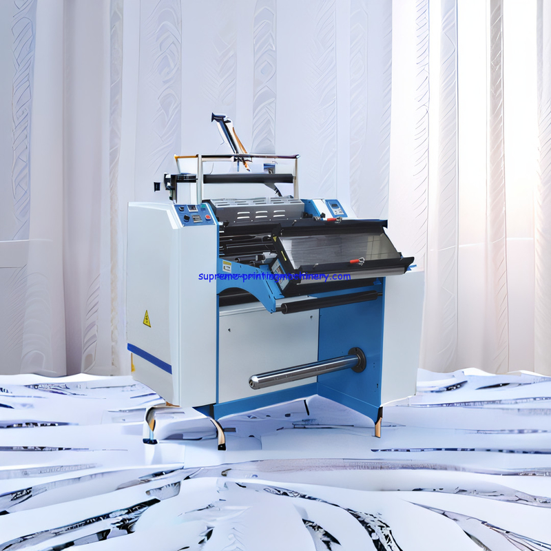 SUIT FOR PAPER THICKNESS 105-500GSM - ADHESIVE LABEL PAPER PROCESS MACHINERY PRE-COATED FILM ROLL TO ROLL LAMINATED