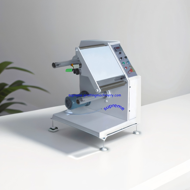 0.8MPA AIR SUPPLY ADHESIVE LABEL PAPER PROCESS MACHINERY JB-320 AND 380V/220V VOLTAGE LABEL INSPECTING MACHINE REWIND