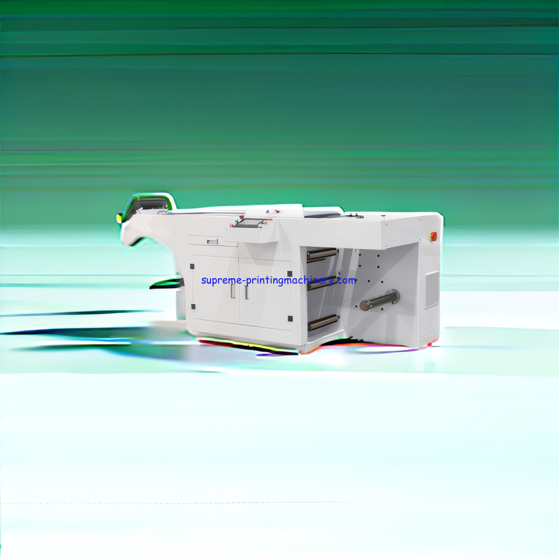 high-efficiency inkjet platform PLC controlled inspection and rewinding machine full servo paper stickers pvc/pe pp
