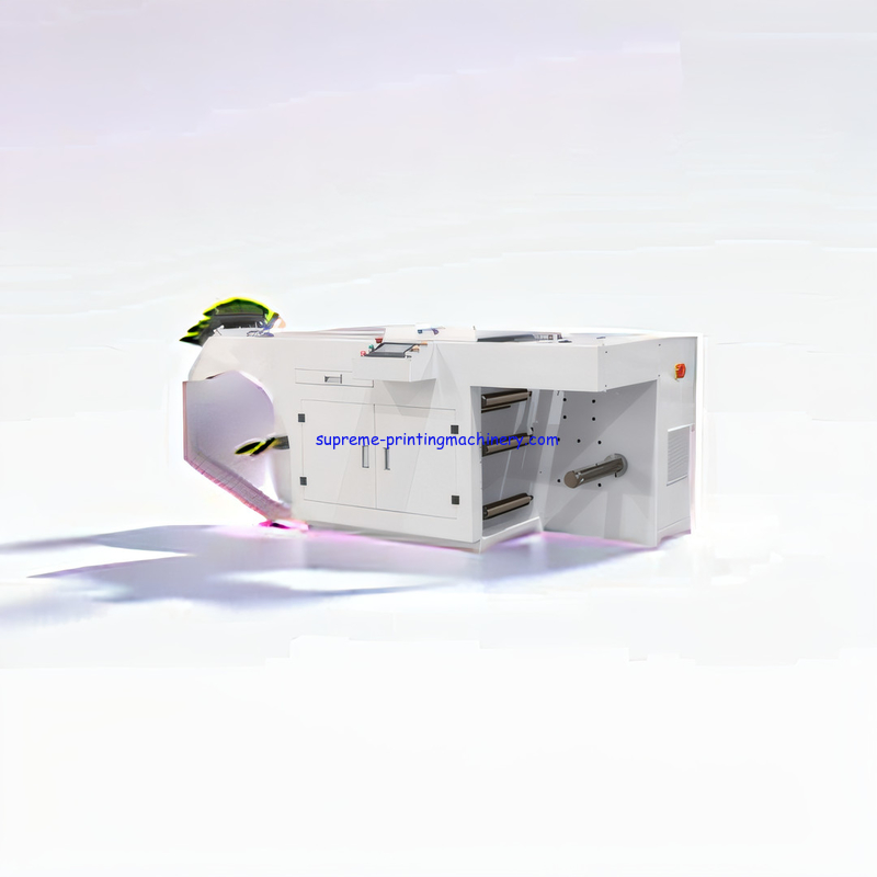 RELIABLE AIR SUPPLY ADHESIVE LABEL PAPER PROCESS MACHINERY MAX REWINDING DIAMETER 700MM LABEL INSPECTION AND REWINDING