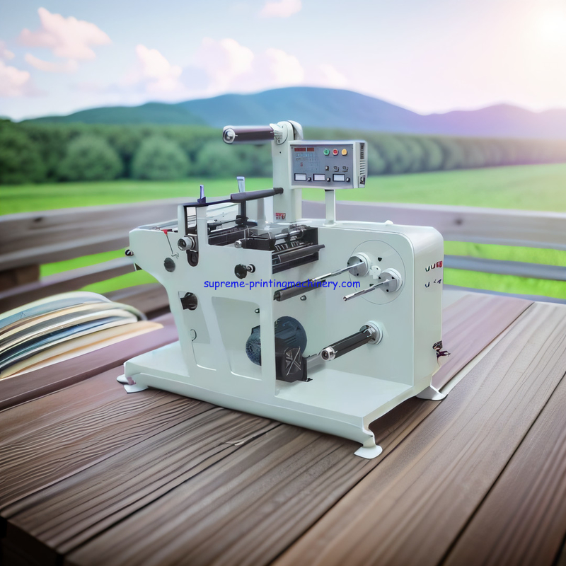 HIGHLY EFFICIENT ROTARY DIE CUTTERS FOR EFFECTIVE OPERATIONS MQ320-Y ROTARY BLANK LABEL DIE CUTING MACHINE WITH SLITTER
