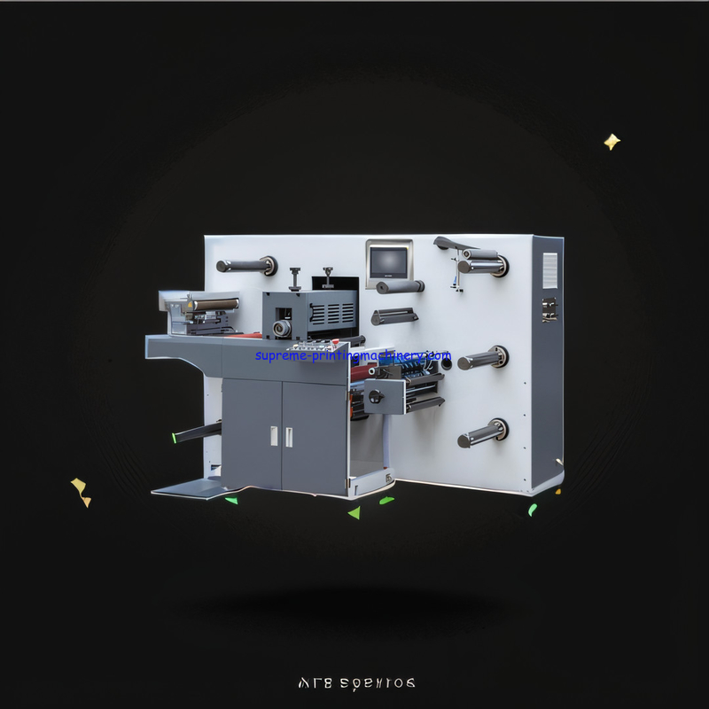 MQ-YIIE FULL ROTARY/INTERMITTENT ROTARY DIE CUTTING MACHINE - 1 YEAR GUARANTEED WITH THE CONVEYOR FOR THE IN MOULD LABEL