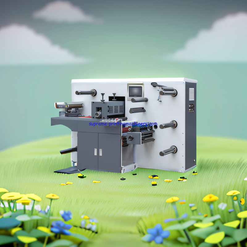 MAX SPEED 120M/MIN MQ-YIIE ADHESIVE LABEL PAPER PROCESS MACHINERY MOQ 1 SET INTERMITTENT SEMI ROTARY DIE-CUTTING MACHINE
