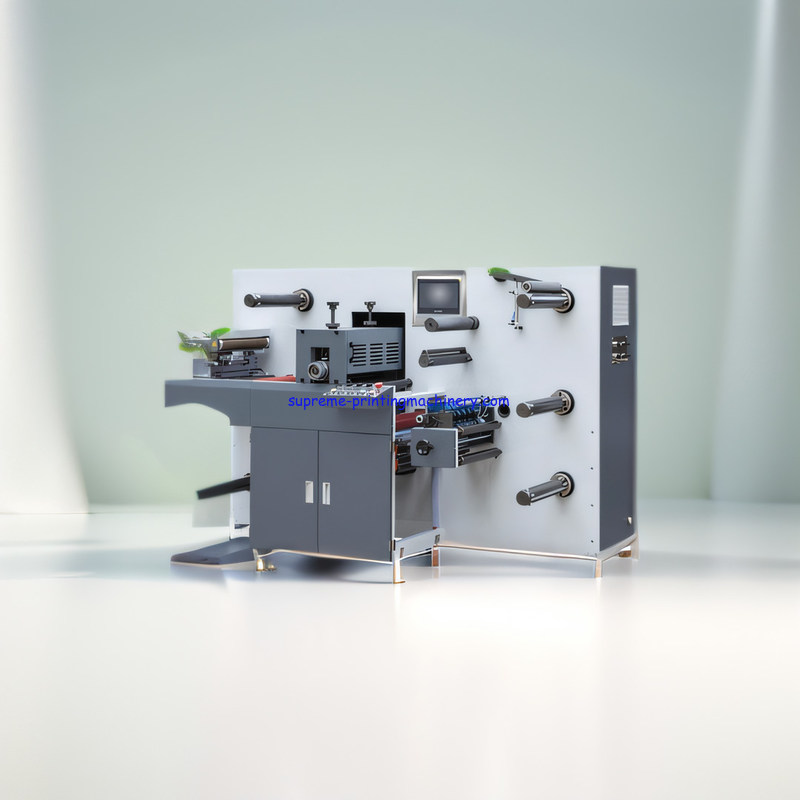 MQ-YIIE ADHESIVE LABEL PAPER PROCESS MACHINERY UNWINDING MAX DIAMETER 600MM INTERMITTENT SEMI ROTARY DIE-CUTTING MACHINE