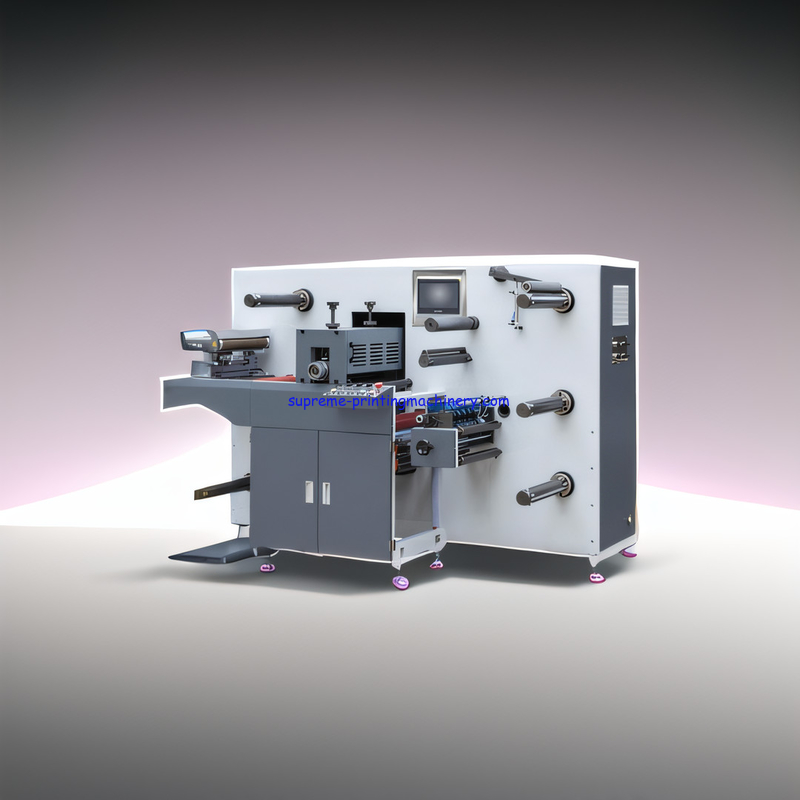 INTRODUCING THE INTERMITTENT ROTARY DIE CUTTING MACHINE FOR LABEL CONVERTING EQUIPMENT WITH SLITTING TURRET REWINDING