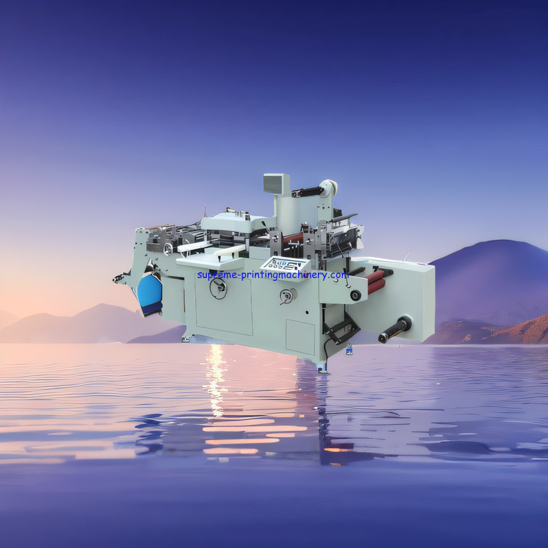ADHESIVE LABEL PAPER PROCESS MACHINERY 600MM MAX REWINDING DIAMETER 300TIME/MIN MAX SPEED DIE CUTTING MACHINERY 340*340