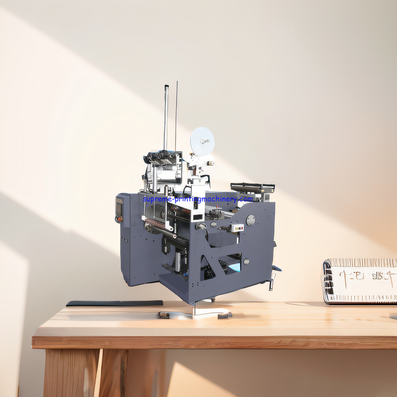 SELF DEVELOPMENT ADHESIVE LABEL PAPER PROCESS MACHINERY AB TURRET GRAPHIC PRINTED REWIND MACHINERY NO GLUE GLUE LESS