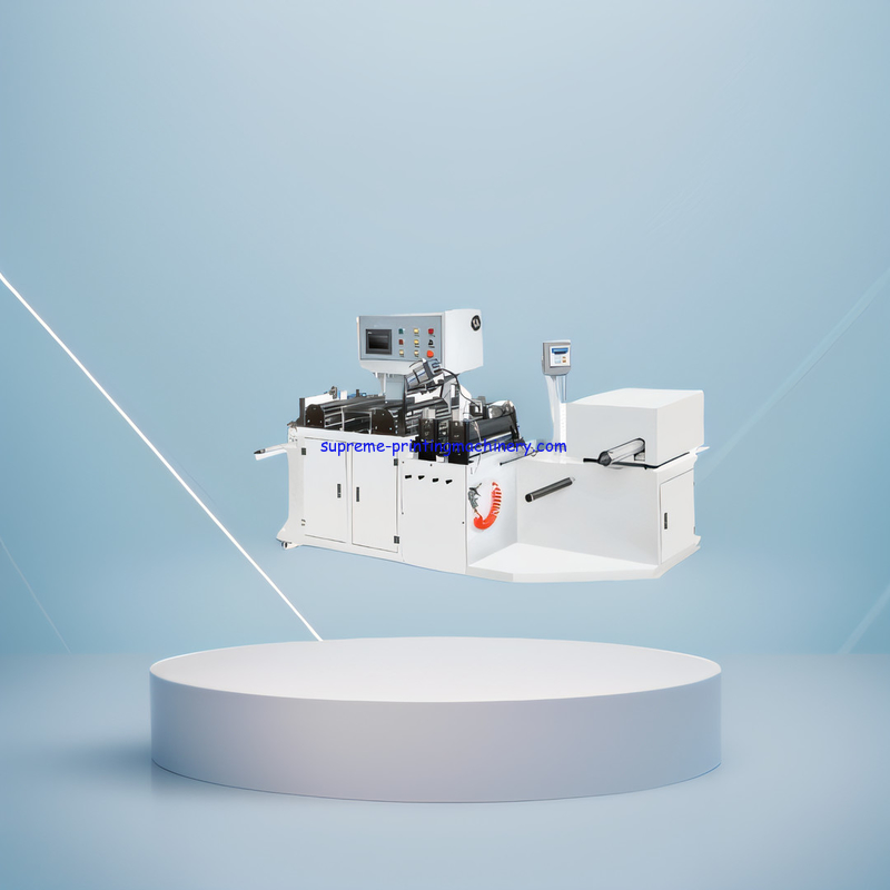 HIGH SPEED  INSPECTION AND REWINDING GLUE PVC SLEEVES AND PET TUBE FILM MATERIALS PRINTING QUALITY, SEALING QUALITY ECT